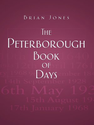 cover image of The Peterborough Book of Days